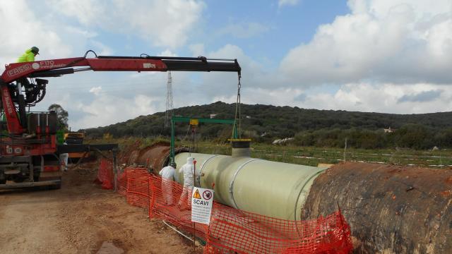 Relining mit GFK-Rohren
