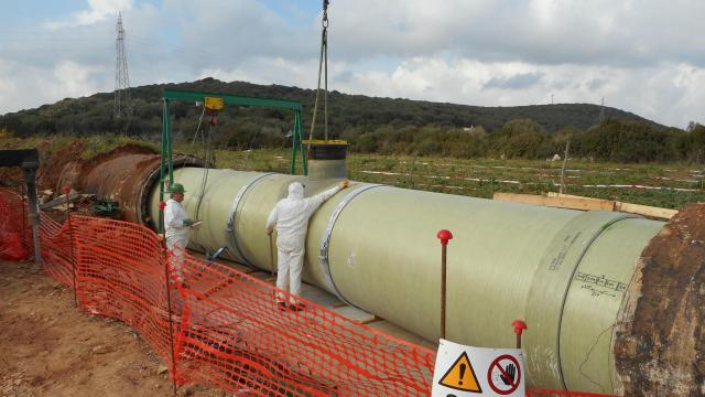 Relining mit GFK-Rohren